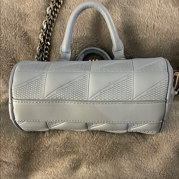 NEW Steve Madden Crossbody Quilted Blue Handbag - Picture 5 of 6